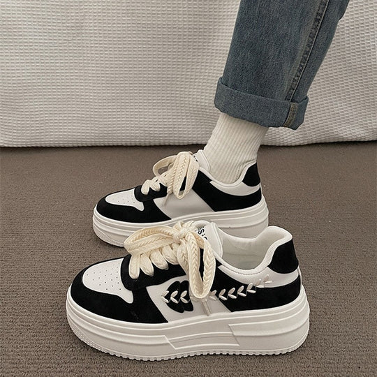 Damen Sneakers mit modischem Design und bequemem Plateau R&B
