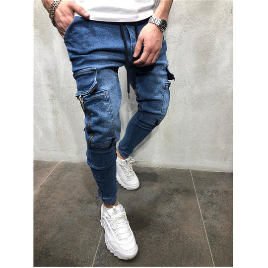 Herren Cargo-Jogginghose mit modischem Slim-Fit Schnitt und praktischen Taschen R&B