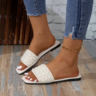 Damen Glamouröse Riemchen-Sandalen mit funkelnden Strassdetails R&B
