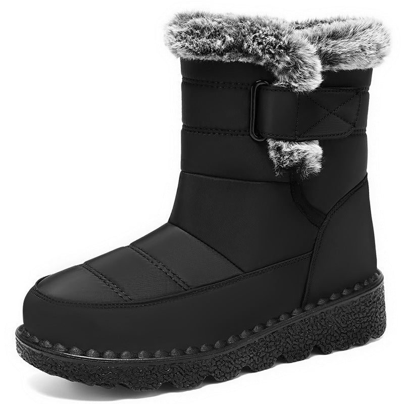 Damen Kuschelige Winterstiefel mit Futter und rutschfester Sohle R&B