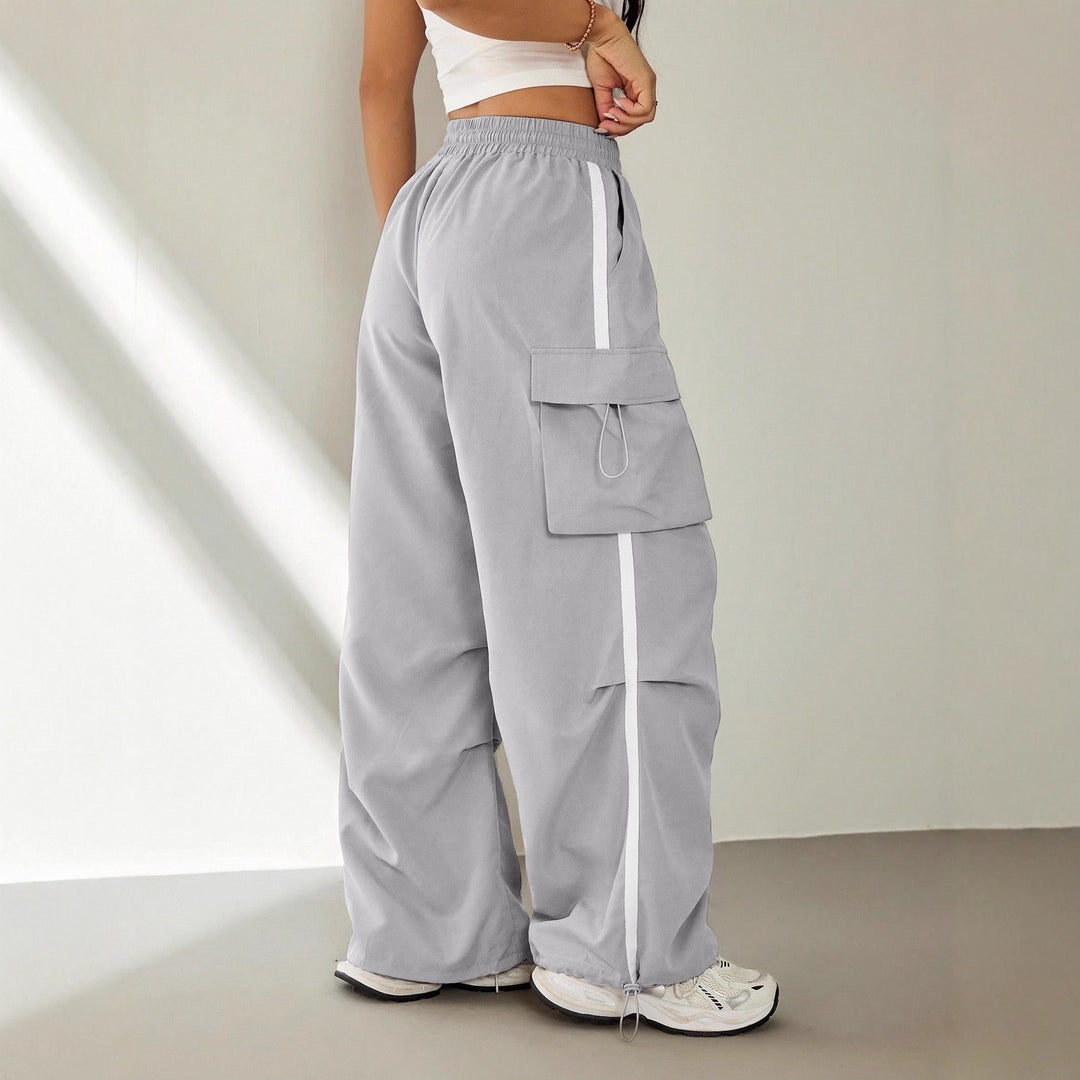 Damen Cargo-Hose mit seitlichen Taschen und elastischem Bund R&B