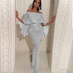 Damen Elegantes Abendensemble mit Off-Shoulder Design R&B