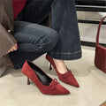 Damen spitze Pumps mit elegantem Schleifendetail R&B