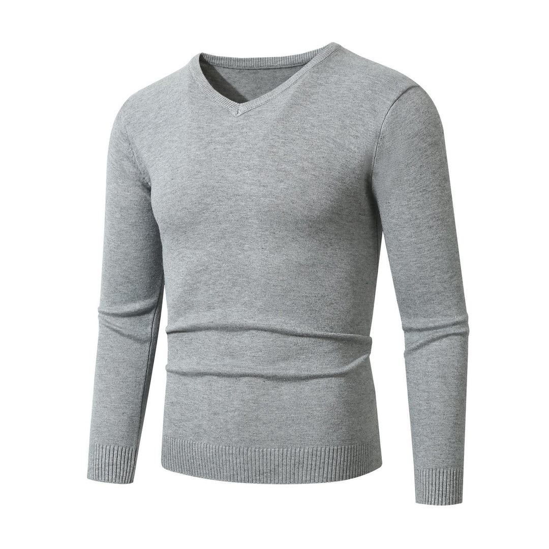 Herren eleganter V-Ausschnitt Pullover R&B