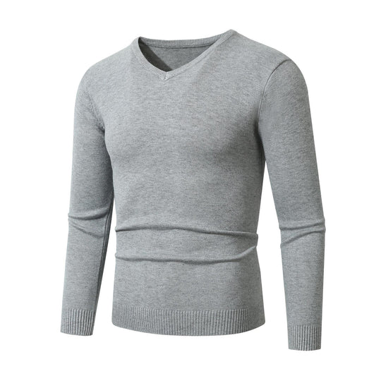 Herren eleganter V-Ausschnitt Pullover R&B