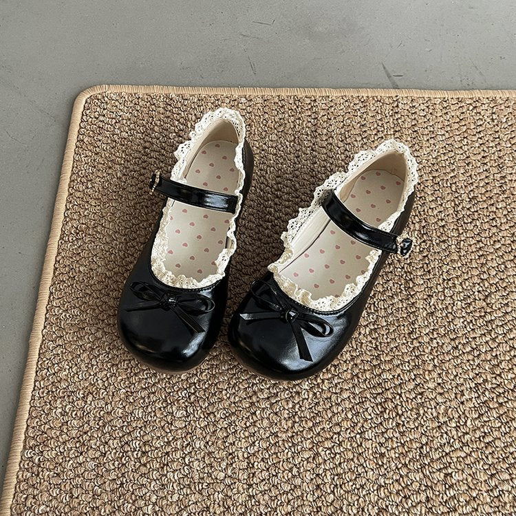 Damen Mary Jane Schuhe mit Rüschendetail und komfortablem Innenfutter R&B