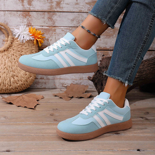 Damen Sportliche Freizeitsneaker mit atmungsaktiver Obermaterialstruktur und rutschfester Sohle R&B
