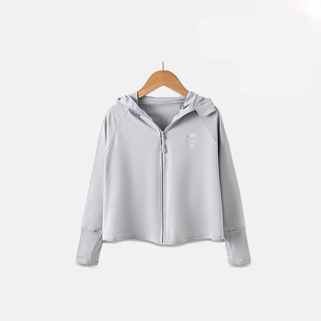 Damen Leichte Kapuzenjacke mit lässigem Schnitt R&B