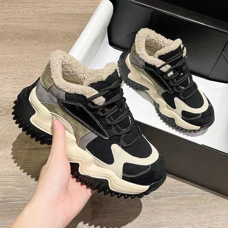 Damen Sportliche Winter Sneaker mit kuscheligem Innenfutter und stabiler Laufsohle R&B