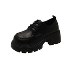 Damen Schnürschuhe mit robuster Plateausohle und modischem Design R&B