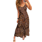 Damen Maxikleid mit raffinierten Tierdruck-Design R&B