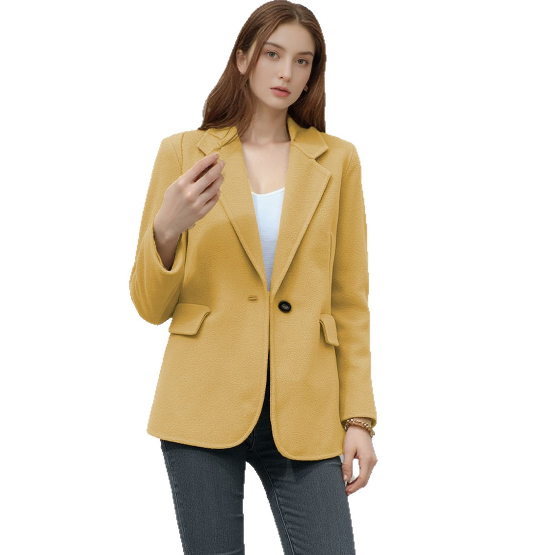 Damen eleganter Softblazer mit taillierter Passform R&B