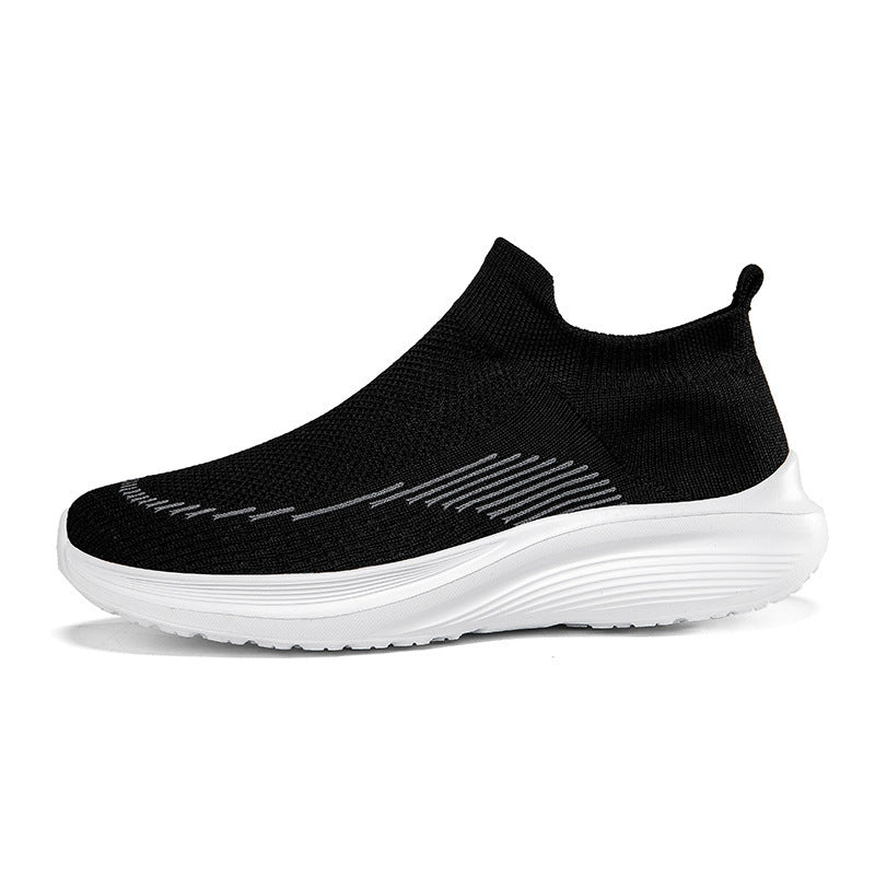 Damen Sportliche Sneakers mit elastischem Schaft und rutschfester Sohle R&B
