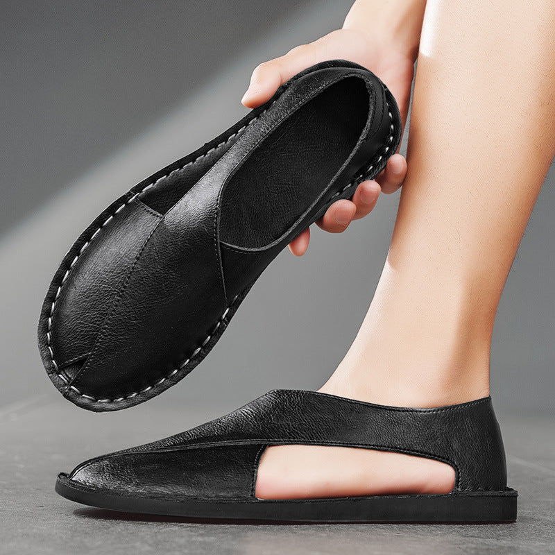 Damen Bequeme Leder-Slipper mit flexiblem Design R&B