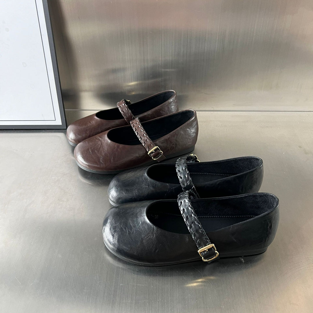 Damen Ballerinas mit elegantem Riemen und komfortabler Innensohle R&B