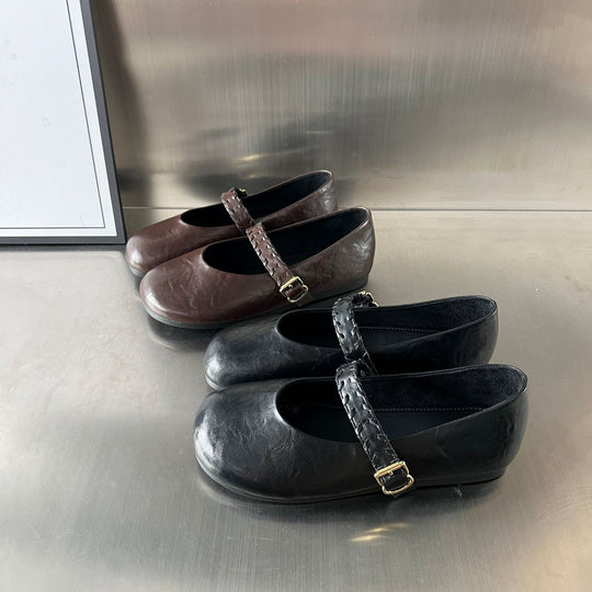 Damen Ballerinas mit elegantem Riemen und komfortabler Innensohle R&B