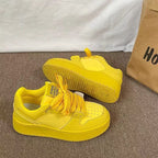 Damen Chunky Sneakers mit atmungsaktiver Oberflächenstruktur und dämpfender Sohle R&B