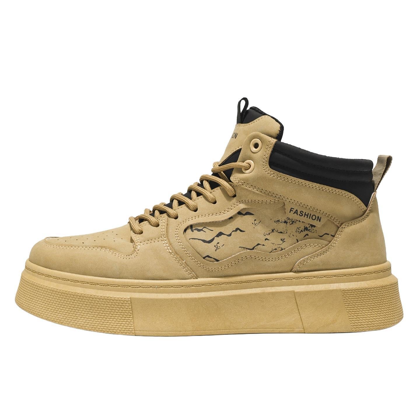 Damen Modische High-Top Sneakers mit einzigartigem Designelement R&B