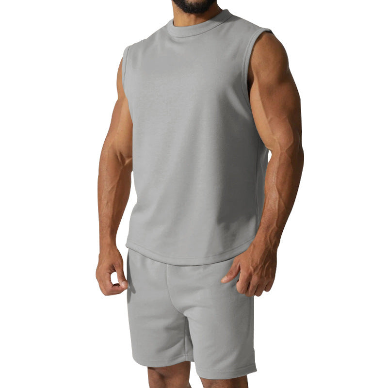 Herren sportliches Kurzarm-Set aus atmungsaktivem Material R&B