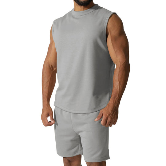 Herren sportliches Kurzarm-Set aus atmungsaktivem Material R&B