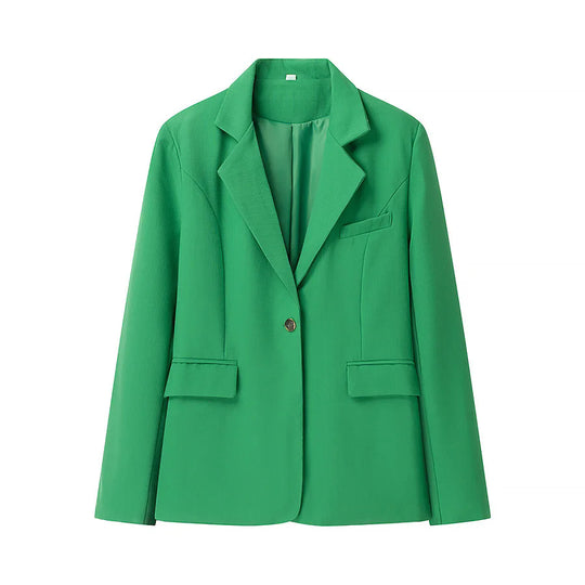Damen elegante Blazerjacke mit strukturiertem Design und praktischen Taschen R&B