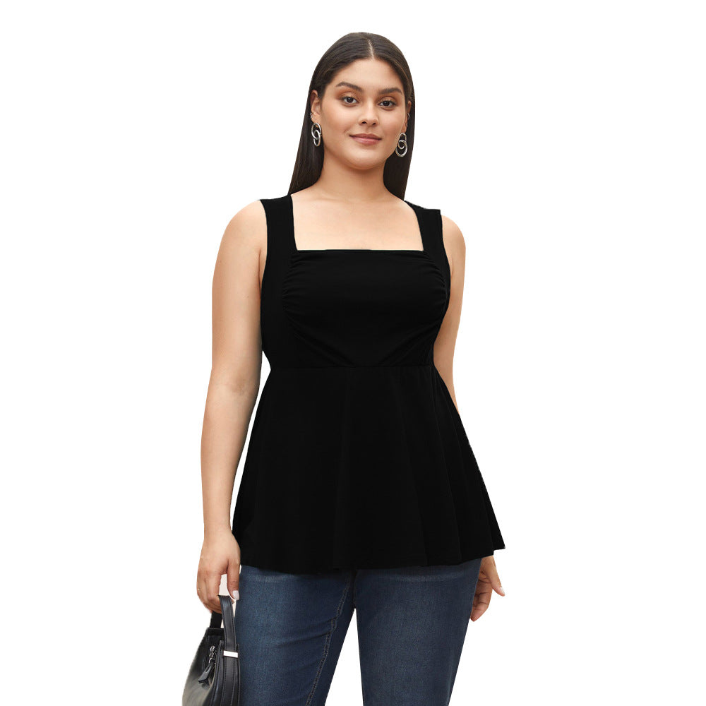 Damen Freizeitkleid mit taillierten Details und schwingendem Rock R&B