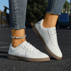 Damen Sneakers im sportlichen Retro-Stil mit rutschfester Sohle R&B