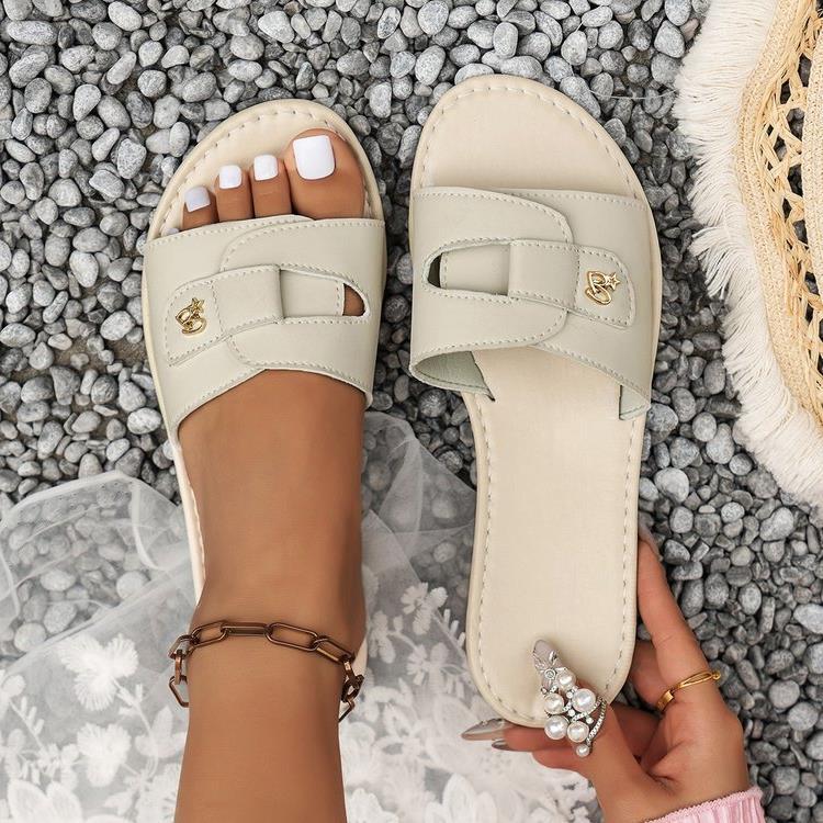 Damen Komfortable Riemensandalen mit elegantem Schnallen-Design R&B