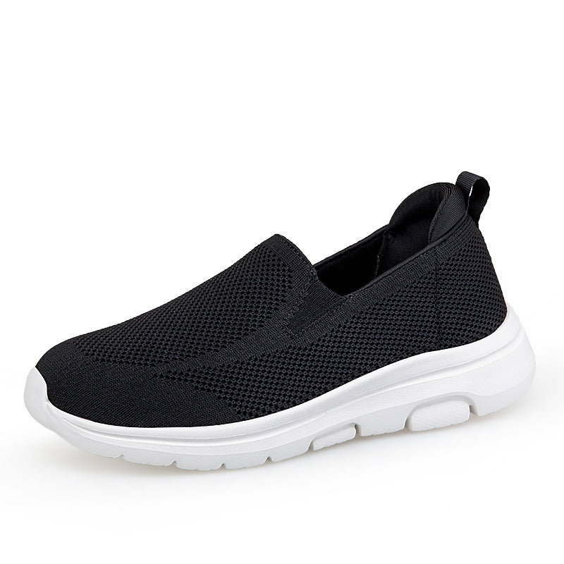 Damen Slip-On Fitnessschuhe mit atmungsaktiver Mesh-Oberfläche R&B