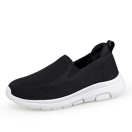 Damen Slip-On Fitnessschuhe mit atmungsaktiver Mesh-Oberfläche R&B