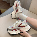 Damen Sportliche Chunky Sneakers mit atmungsaktivem Mesh-Obermaterial R&B