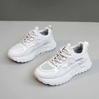 Damen Sportliche atmungsaktive Sneakers mit dämpfender Laufsohle und trendigem Design R&B