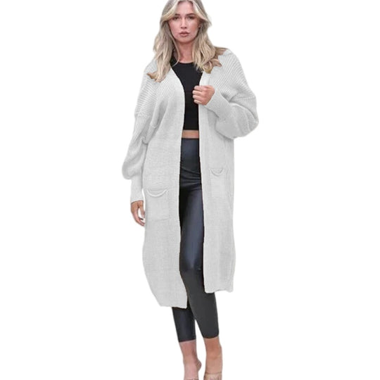 Damen Grobstrickcardigan mit tiefen Taschen und lässiger Passform R&B