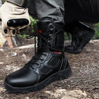 Herren strategische Einsatzstiefel mit verstärktem Knöchelschutz und rutschfester Sohle R&B