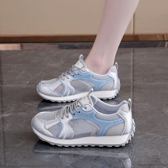 Damen Atmungsaktive Sport Sneaker mit flexiblem Mesh-Obermaterial und rutschfester Sohle R&B