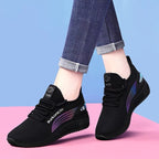 Damen Sportliche Sneakers mit flexibler Sohle und atmungsaktivem Obermaterial R&B