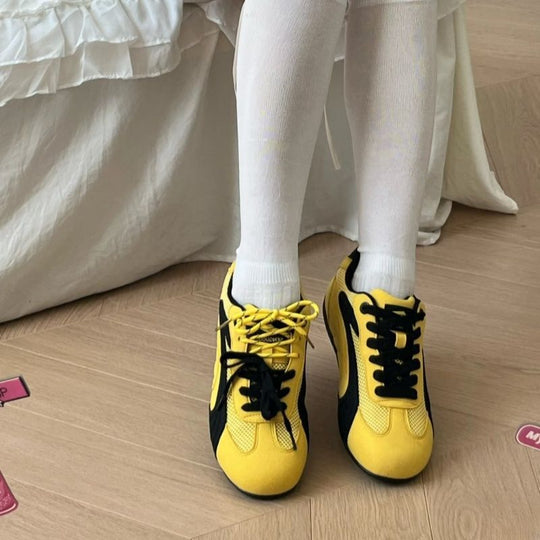 Damen Lauf-Sneaker mit atmungsaktiver Mesh-Oberfläche und griffiger Gummisohle R&B