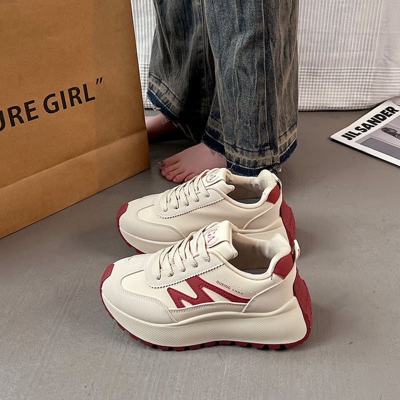 Damen sportliche Sneakers mit dämpfendem Fußbett und rutschfester Sohle R&B