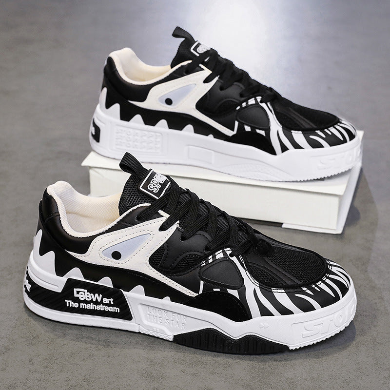 Damen Sportliche Sneakers im modernen Design mit robustem Obermaterial und dämpfender Sohle