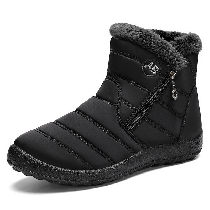 Damen Isolierte Winterstiefel mit rutschfester Sohle und praktischem Reißverschluss R&B