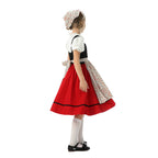 Damen nan traditionelles Kinderdirndl mit Schürze und Kopftuch R&B