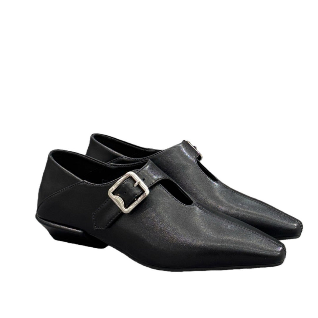 Damen elegante Slipper mit modischer Schnalle R&B