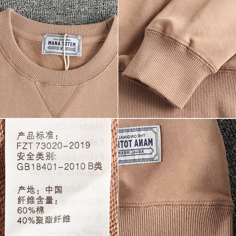 Damen Sweatshirt mit klassischem Rundhalsausschnitt und sportlicher Passform R&B