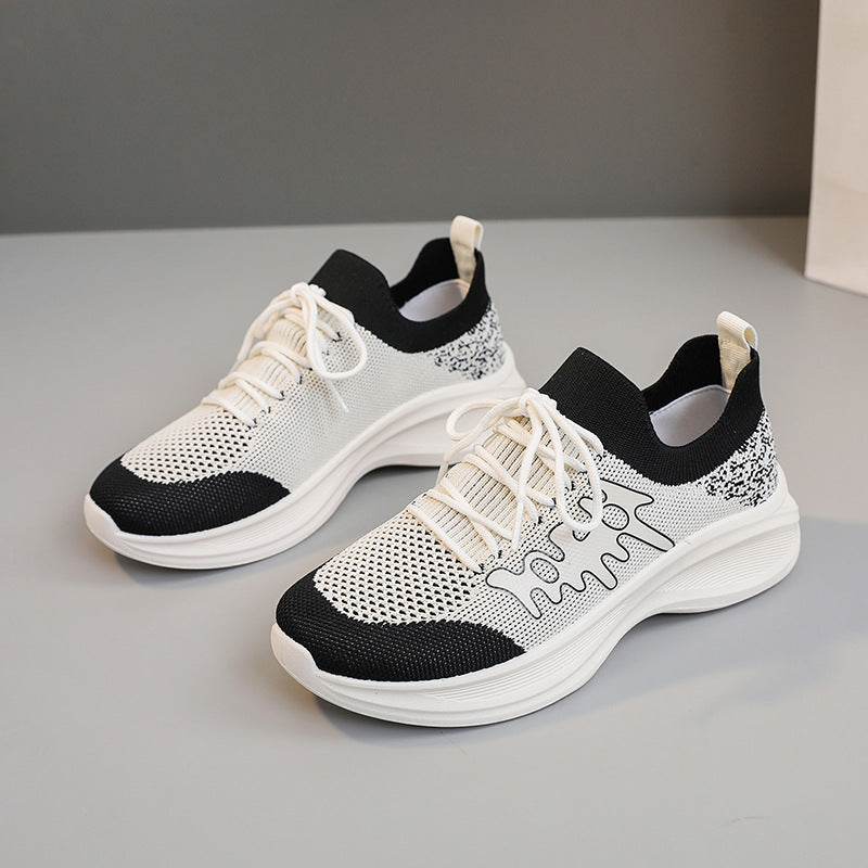Damen Sportliche Laufschuhe mit atmungsaktivem Mesh-Obermaterial und flexiblem Sohlenprofil R&B