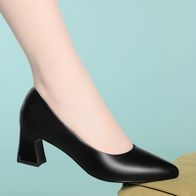 Damen Elegante Pumps mit bequemem Blockabsatz und modischem Design
