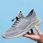 Damen Sportliche Freizeitschuhe mit atmungsaktivem Mesh-Obermaterial und innovativem Schnürsystem