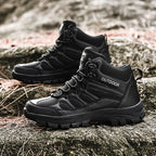 Damen Stabile und wetterfeste Wanderschuhe mit hohem Schaft