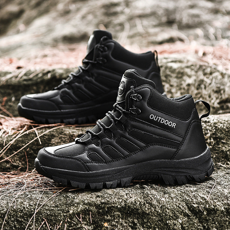 Damen Stabile und wetterfeste Wanderschuhe mit hohem Schaft