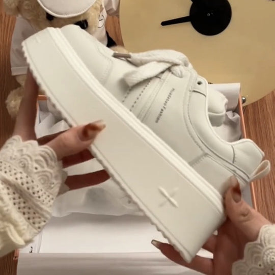 Damen Chunky Sneakers mit stabiler Plateau-Sohle und atmungsaktivem Obermaterial R&B