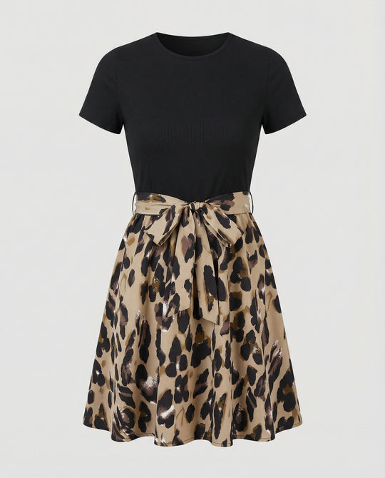 Damen Freizeitkleid im Zweiteiler Look